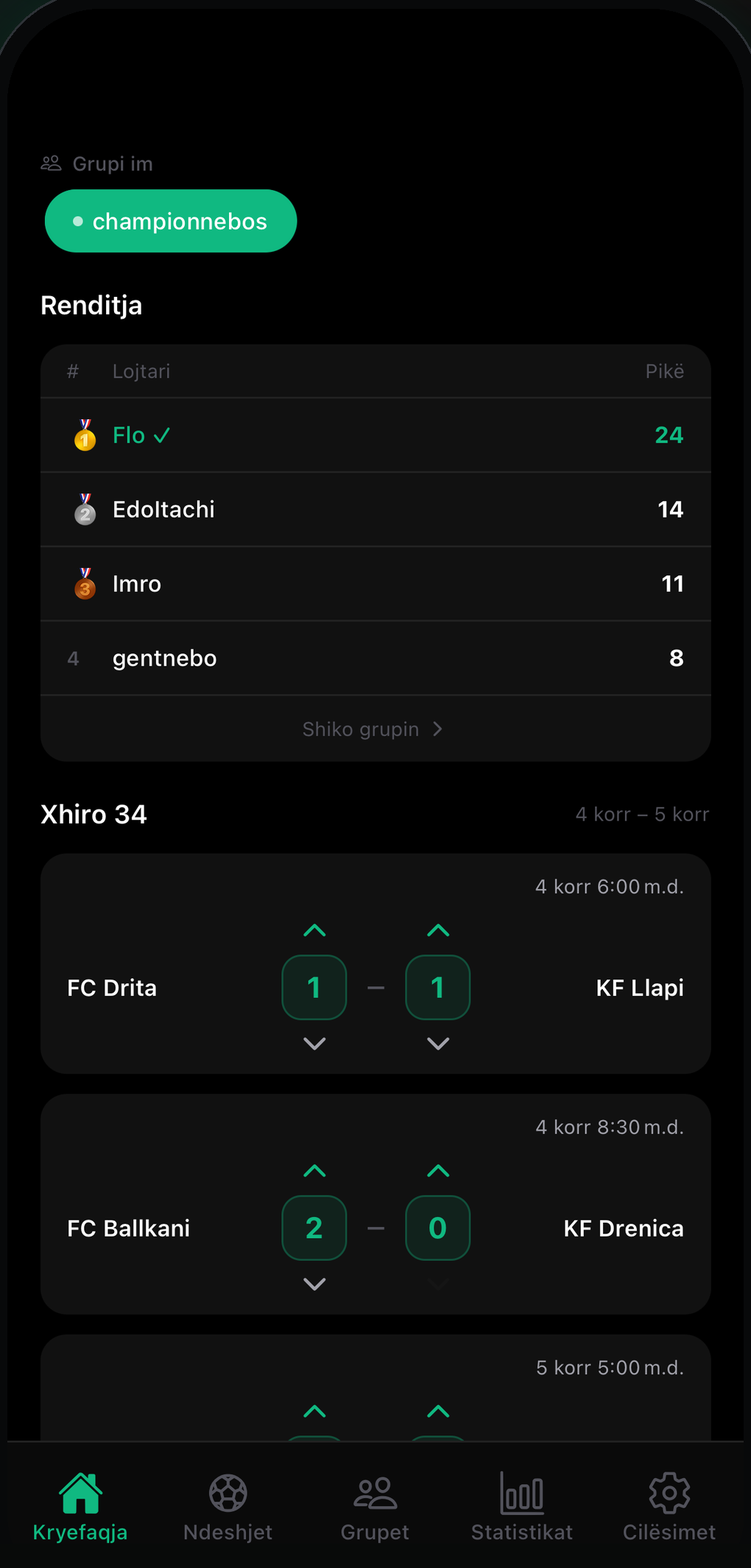 Goli — kryefaqja